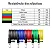 Kit Tubing Elástico 11 Itens Extensor Para Treinamento Funcional Pilates Fisioterapia Academia Ginastica Musculação - Imagem 7