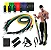 Kit Tubing Elástico 11 Itens Extensor Para Treinamento Funcional Pilates Fisioterapia Academia Ginastica Musculação - Imagem 5
