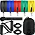 Kit Tubing Elástico 11 Itens Extensor Para Treinamento Funcional Pilates Fisioterapia Academia Ginastica Musculação - Imagem 1
