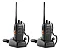 Kit 2 Radio Comunicador Walkie Talkie Baofeng 777s Alcance 9km Bandas de freqüência UHF Cor Preto - Imagem 2