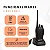 Kit 2 Radio Comunicador Walkie Talkie Baofeng 777s Alcance 9km Bandas de freqüência UHF Cor Preto - Imagem 4