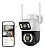 Camera Wi-Fi HD Externa A28 a Prova D'agua Lente Dupla App Icsee Segurança - Imagem 5