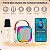 Caixinha Som Karaokê 2 Microfones Bluetooth Infantil e Adulto RGB - Imagem 3