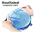 Kit 6 Peças Tampas Silicone Universal Ajustável Reutilizável - Imagem 3