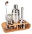 Kit Bartender Profissional Barman 12 Peças Inox Coqueteleira Caipirinha Homebar Luxo - Imagem 1