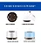 Aromatizador Difusor De Aroma Óleo Essencial Umidificador Elétrico Luminária Bivolt Branco 500ML Com Controle Remoto - Imagem 4