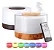 Aromatizador Difusor De Aroma Óleo Essencial Umidificador Elétrico Luminária Bivolt Branco 500ML Com Controle Remoto - Imagem 1
