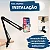 Suporte de Celular Braço Articulável Universal  Preto Flexível para Mesa, Cama, Trabalho e Lives - Imagem 7