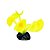 ENFEITE DE SILICONE SOMA CORAL MUSHROOM LONG STEM AMARELO - Imagem 1