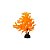 PLANTA PLÁSTICA SOMA ECONOMY 10CM LARANJA (MOD.874) - Imagem 1