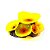 ENFEITE DE SILICONE SOMA CORAL MUSHROOM GIANT AMARELO - Imagem 1