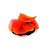 ENFEITE DE SILICONE SOMA CORAL MUSHROOM GIANT VERMELHO - Imagem 1