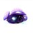 ENFEITE DE SILICONE SOMA CORAL MUSHROOM GIANT ROXO - Imagem 1