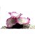ENFEITE DE SILICONE SOMA CORAL MUSHROOM SPOTTED BRANCO 04 - Imagem 1