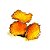 ENFEITE DE SILICONE SOMA CORAL MUSHROOM SPOTTED LARANJA 04 - Imagem 1