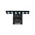 LUMINARIA LED SOMA X3 PRETA (5W) LED BRANCO/AZUL 127V - Imagem 1