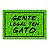 CAPACHO GENTE LEGAL TEM GATO - Imagem 1