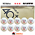 Bola de Tênis de Mesa SANWEI - ABS PRO 3 Estrelas - Branca - Embalagem com 10 Bolas - Imagem 2