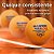 Bola de Tênis de Mesa SANWEI - ABS Club - Laranja - Embalagem com 100 Bolas - Imagem 5