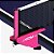 Rede com suporte para tênis de mesa XIOM - N8 - Magenta - Imagem 1