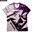 Camiseta Para Tênis de Mesa SANWEI - Purple White - Imagem 1