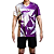 Camiseta Para Tênis de Mesa SANWEI - Purple White - Imagem 2