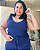 Macacão Com Faixa Fixa Na Cintura E Detalhe No Ombro - Slim e Plus Size - Imagem 3