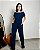 Macacão Estilo Pantalona Com Decote Canoa - Slim e Plus Size - Imagem 1