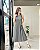 Vestido Regata Midi Com Bolsos Laterais Aparentes - Slim e Plus Size - Imagem 1