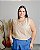 Blusa Regata Com Drapeado No Ombro - Slim e Plus Size - Imagem 2