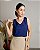 Blusa Regata Com Drapeado No Ombro - Slim e Plus Size - Imagem 1