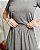 Conjunto: Blusa Baby Look C/ Bolso E Saia C/ Fendas - Slim e Plus Size - Imagem 6