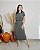 Conjunto: Blusa Baby Look C/ Bolso E Saia C/ Fendas - Slim e Plus Size - Imagem 3