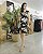 Vestido Evasê Com Manga Drapeada - Slim e Plus Size - Imagem 5
