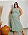 Vestido Midi, Barra Arredondada Com Botão Nas Costas - Slim e Plus Size - Imagem 2