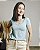 Blusa Estilo Baby Look Gola V Com Manga Curta - Slim, Plus e ExPlus Size - Imagem 4