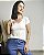 Blusa Estilo Baby Look Gola V Com Manga Curta - Slim, Plus e ExPlus Size - Imagem 1