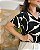Blusa Com Manga Flare E Elástico Na Cintura - Slim e Plus Size - Imagem 3