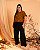Calça Pantalona Com Bolso A Fio E Amarração No Cós - Slim e Plus Size - Imagem 2