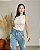 Cropped Cavado Em Malha Canelada - Slim e Plus Size - Imagem 6