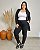 Calça Jogger Com Cós Franzido E Bolsos Laterais - Slim, Plus e ExPlus Size - Imagem 2