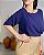 Blusa Estilo Mullet Com Manga 3/4 - Slim e Plus Size - Imagem 4