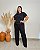 Conjunto: Baby Look Com Pespontos E Calça Cós Reto C/ Bolsos Pespontados - Slim e Plus Size - Imagem 2