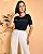 Blusa Baby Look Com Detalhe Em Cor - Slim Size - Imagem 6