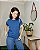 Blusa Baby Look Com Detalhe Na Manga De Vivo Em Cor - Slim e Plus Size - Imagem 1
