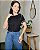 Blusa Baby Look Com Detalhe Na Manga De Vivo Em Cor - Slim e Plus Size - Imagem 4