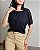 Blusa Com Manga Drapeada - Slim e Plus Size - Imagem 4