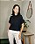 Blusa Com Punho E Pesponto Na Manga Com Barra Larga - Slim e Plus Size - Imagem 5