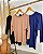 Blusa Decote Canoa Com Manga Morcego E Punho - Slim e Plus Size - Imagem 6