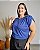 Blusa Com Manga Japonesa, Drapeada No Ombro Detalhe Em Viés - Slim e Plus Size - Imagem 2